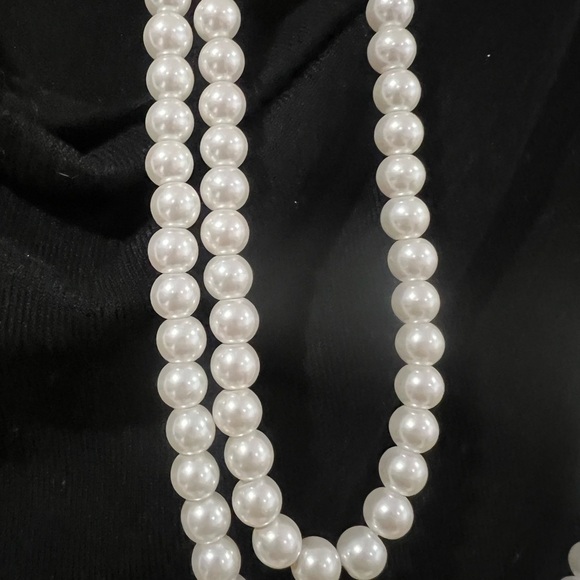 White House Black Market Sleeveless Hanging Neck Knitted Pearl Collar Blouse XS - Picture 5 of 10